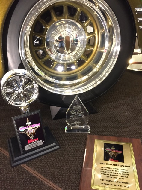 The spoils from the 2015 Chattanooga World of Wheels. 